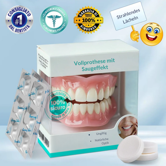 DentaVera Vollprothese mit Saugnapf – die ultimative Lösung für Komfort, Sicherheit und ein natürliches Lächeln