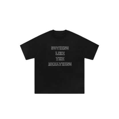 ÜBergroßes Lockeres T-Shirt - Schick - Buchstabe Gestickt