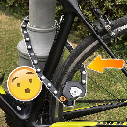 Faltbares Fahrradschloss UrbanGuard – Kompaktes, Diebstahlsicheres Zinklegierung Schloss mit Halterung Sicherheitswerkzeug