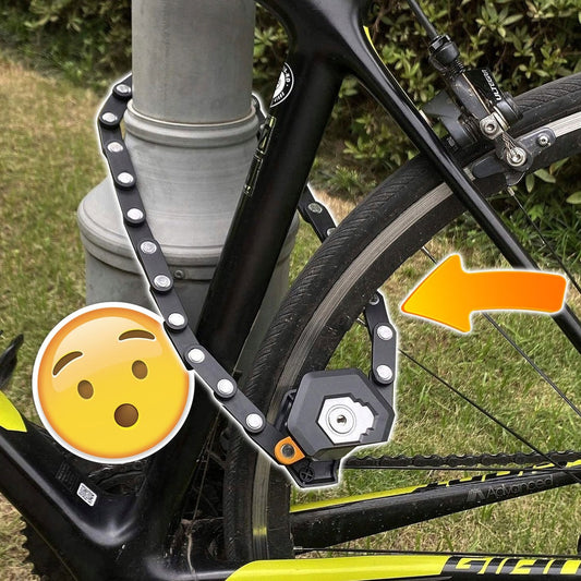 Faltbares Fahrradschloss UrbanGuard – Kompaktes, Diebstahlsicheres Zinklegierung Schloss mit Halterung Sicherheitswerkzeug