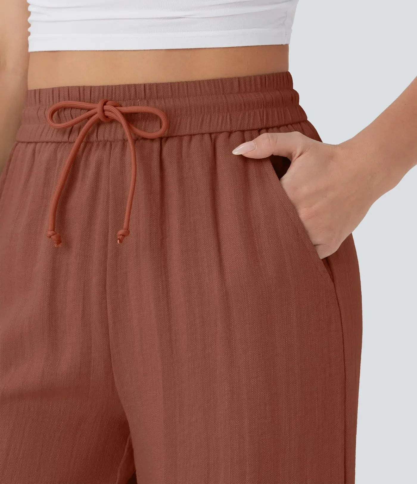 Leichte & Elegante Damen-Leinenhose mit Weitem Bein – Sommerlich, Bequem & Stilvoll