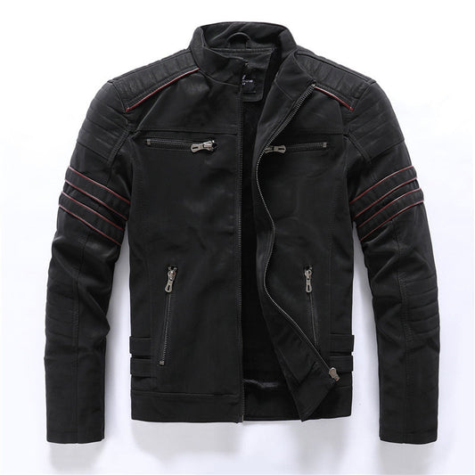 Premium Bikerjacke Für Herren | Reißverschluss