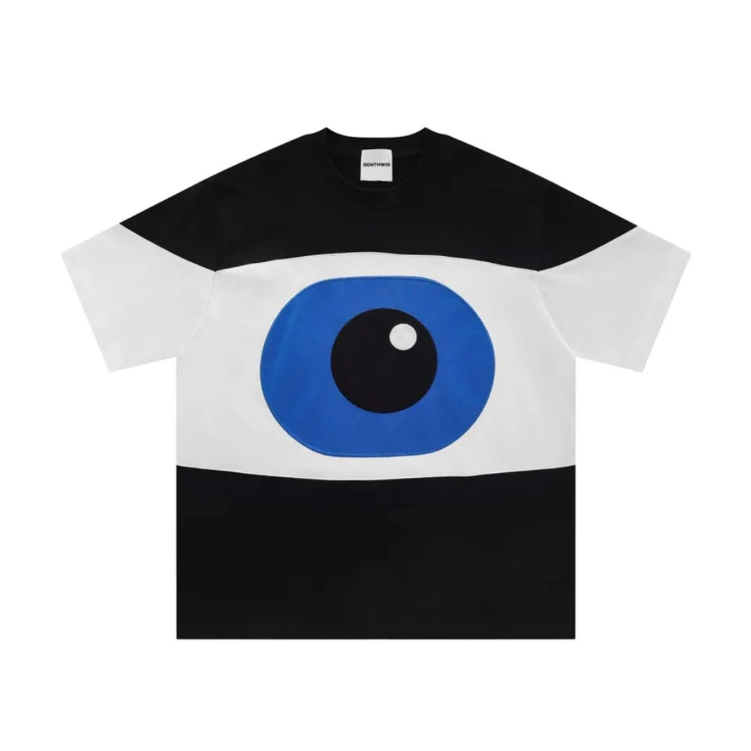 Block Eye T Shirt - Modern - Baumwolle