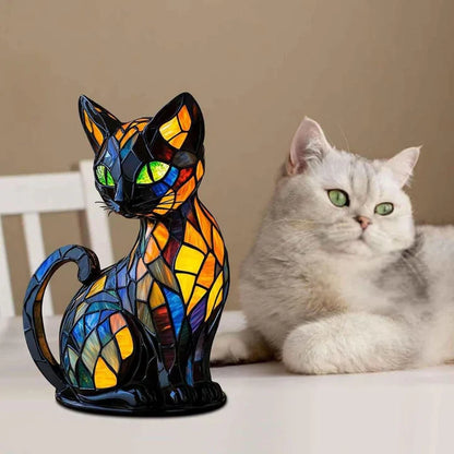 Handgemachte Katzenlampe – Leuchtendes Dekor für Wärme & Ambiente