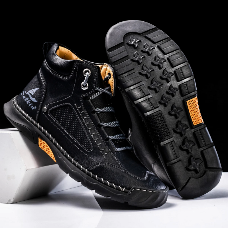 Leder Schwarz / 48