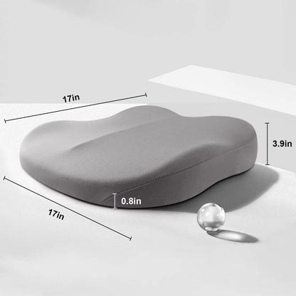 ComfortBoost Ergonomisches Sitzkissen zur Sitzhöhenerhöhung für Auto & Büro – Bessere Sitzhaltung und Komfort