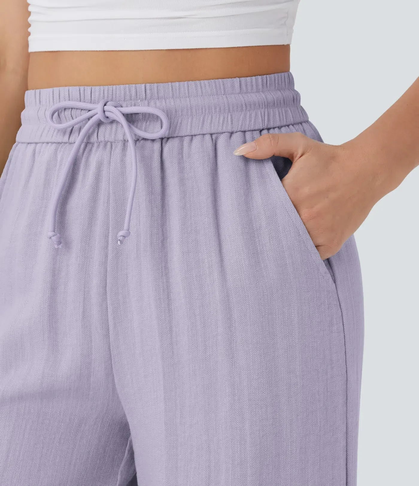 Leichte & Elegante Damen-Leinenhose mit Weitem Bein – Sommerlich, Bequem & Stilvoll