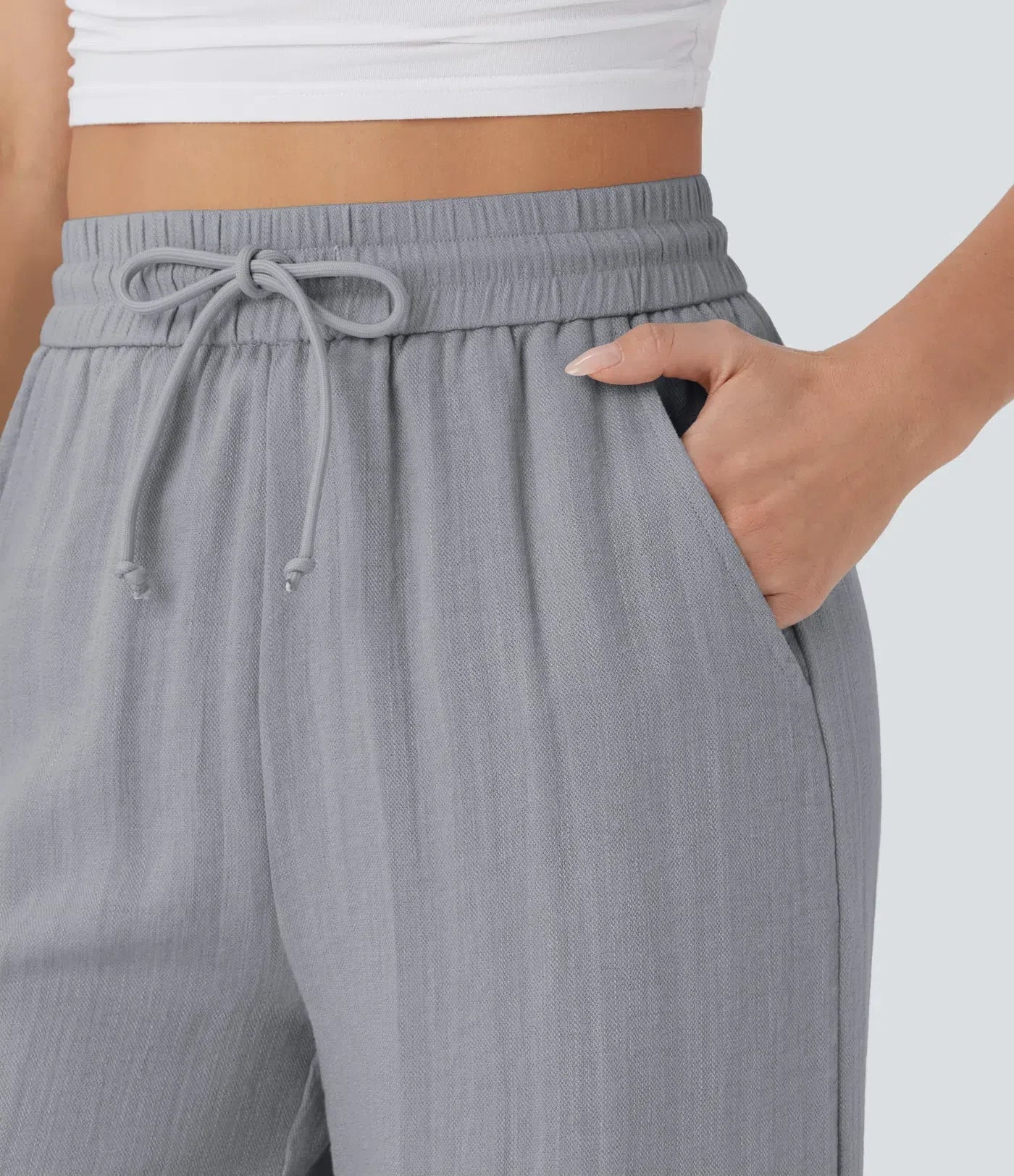 Leichte & Elegante Damen-Leinenhose mit Weitem Bein – Sommerlich, Bequem & Stilvoll