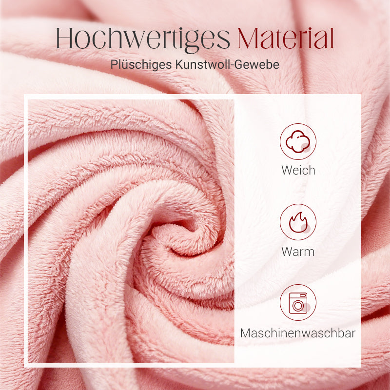 Weicher flauschiger Bademantel – Frauen, hautfreundlich, wärmend nach Dusche oder Bad
