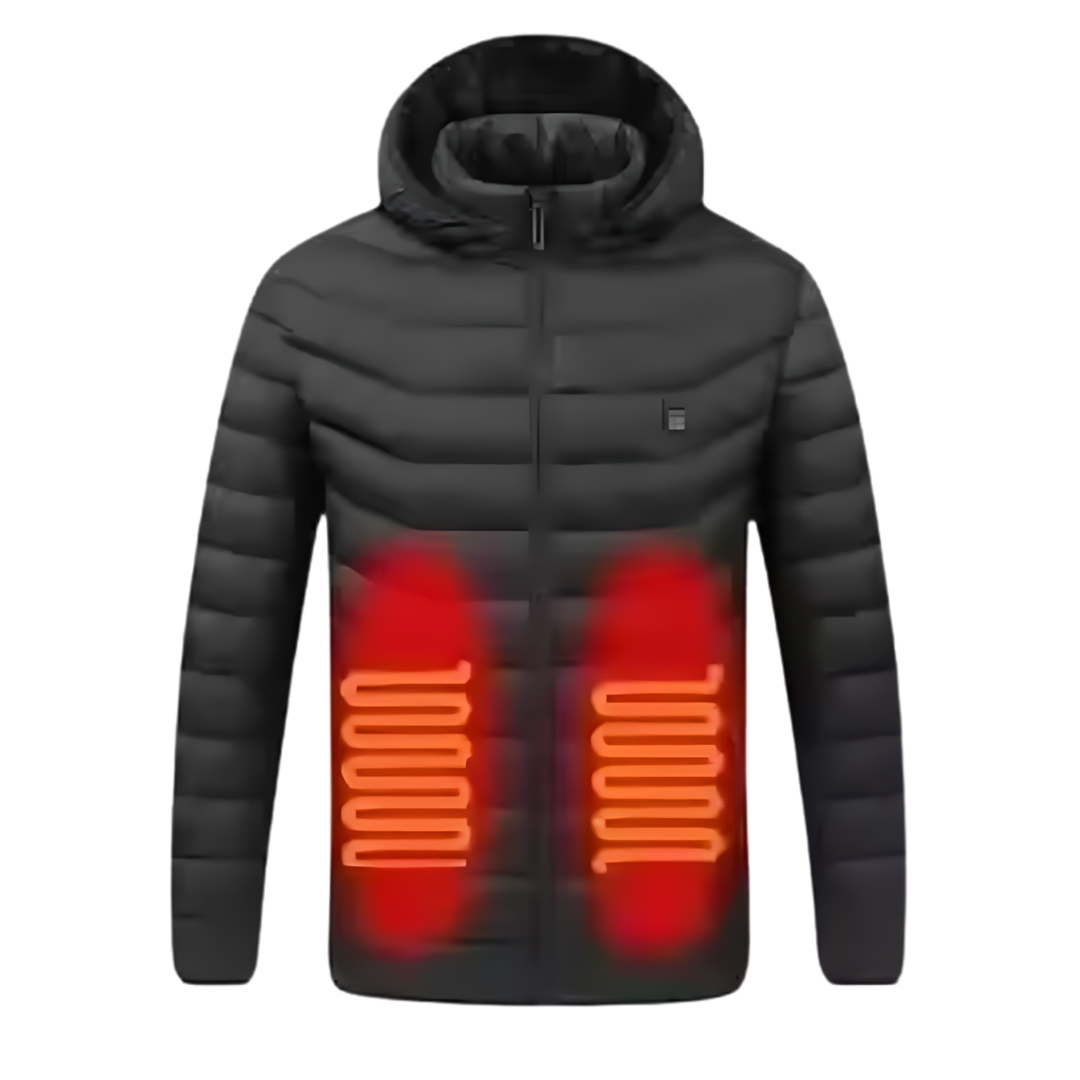 Beheizbare Unisex Jacke mit USB-Anschluss 3 Heizstufen - Waschbar & Winddicht – Ideal für Herbst & Winter