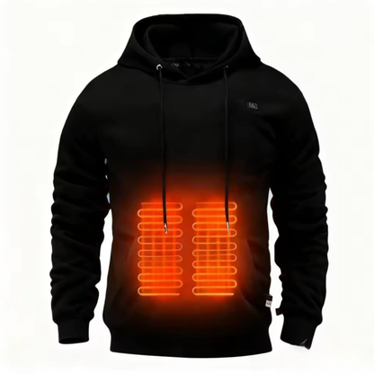 Beheizbarer Unisex Hoodie mit USB-Anschluss - 3 Wärmestufen - Perfekt für Winter - Waschmaschinengeeignet