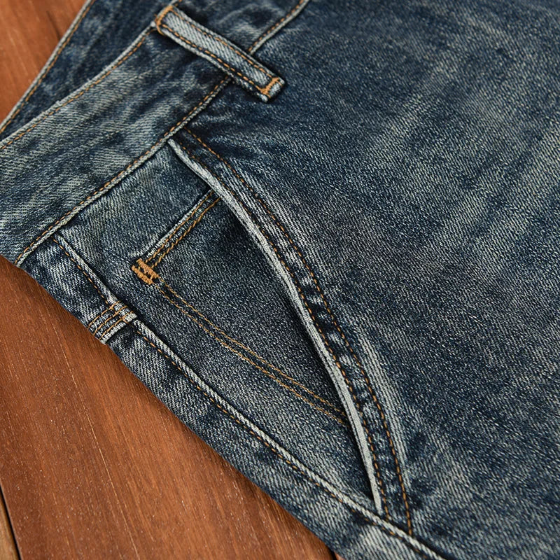 Jeans - Casual Straight Denim - Baumwolle - Sommer