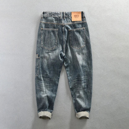 Jeans - Casual Straight Denim - Baumwolle - Sommer