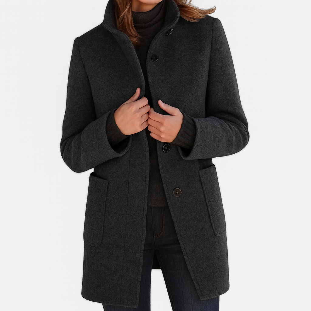 Jacke für Frauen mit Stehkragen – warm, stilvoll und komfortabel für Herbst und Winter