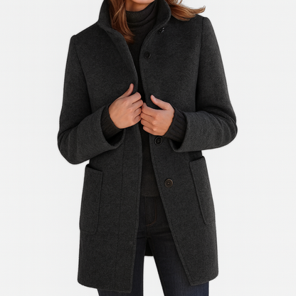 Jacke für Frauen mit Stehkragen – warm, stilvoll und komfortabel für Herbst und Winter