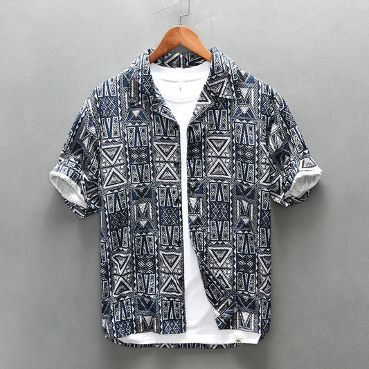 Shirt - Kurzarm - Druck - Polyester - Sommer