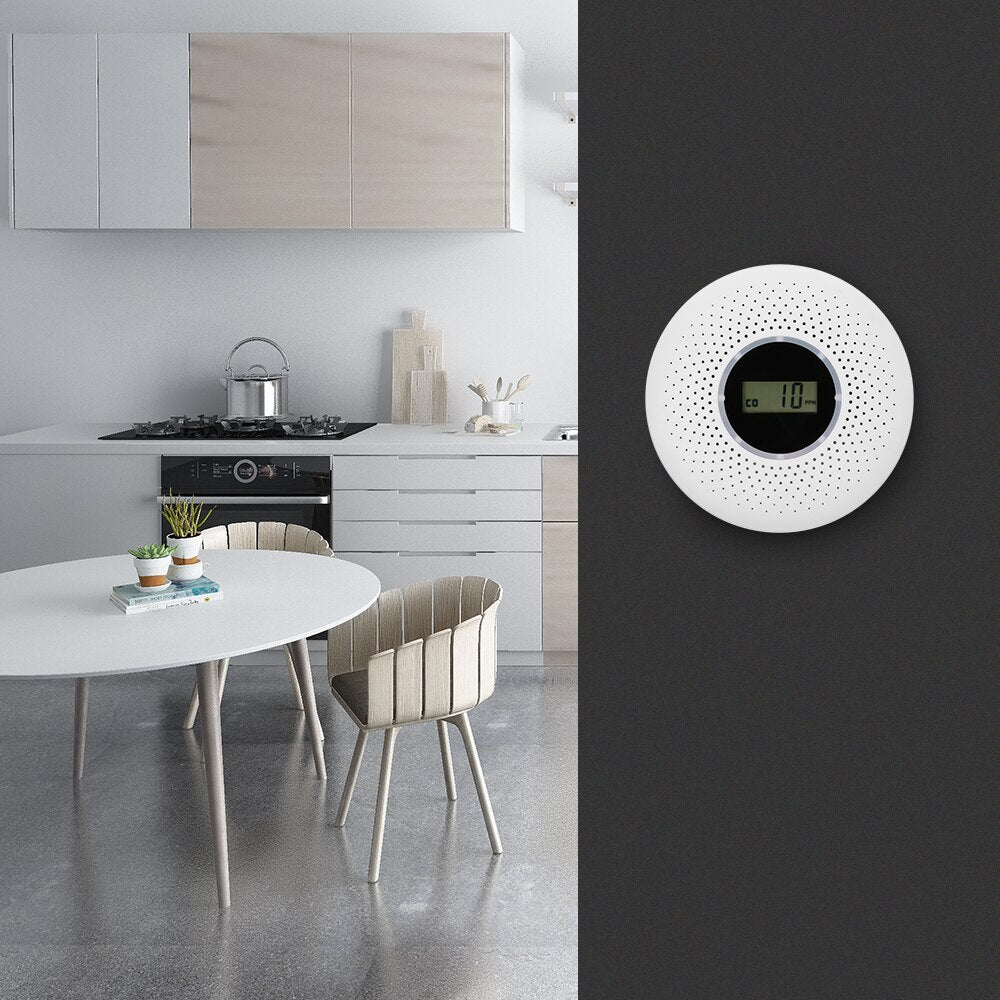 SafeSense Duo Rauch- & Kohlenmonoxidmelder – 2-in-1 Sicherheit mit Langzeitbatterie