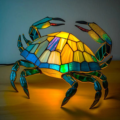 Luxeloom Tierlampe – Tiffany-Stil Glaslampe mit Tierdesign, handgefertigt und warmem Licht