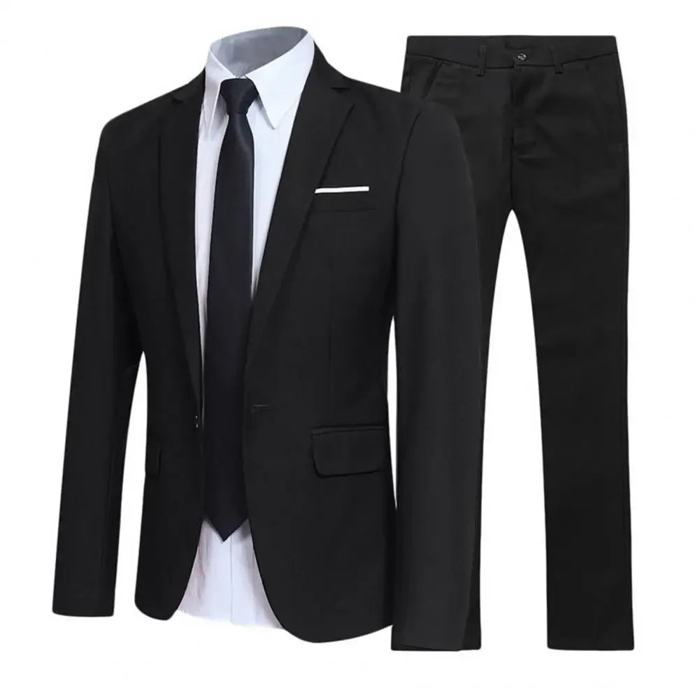 Zweiteiliger Herrenanzug - Anzug - Blazer + Hose - Hochzeit - Sommer