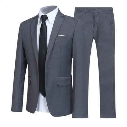 Zweiteiliger Herrenanzug - Anzug - Blazer + Hose - Hochzeit - Sommer