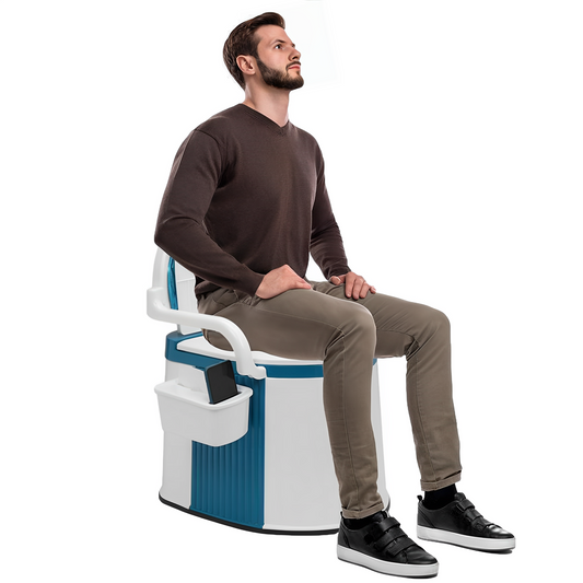 MobilLoo Tragbare Toilette – Leichtgewichtige & Hygienische Toilettenlösung für Zuhause und unterwegs