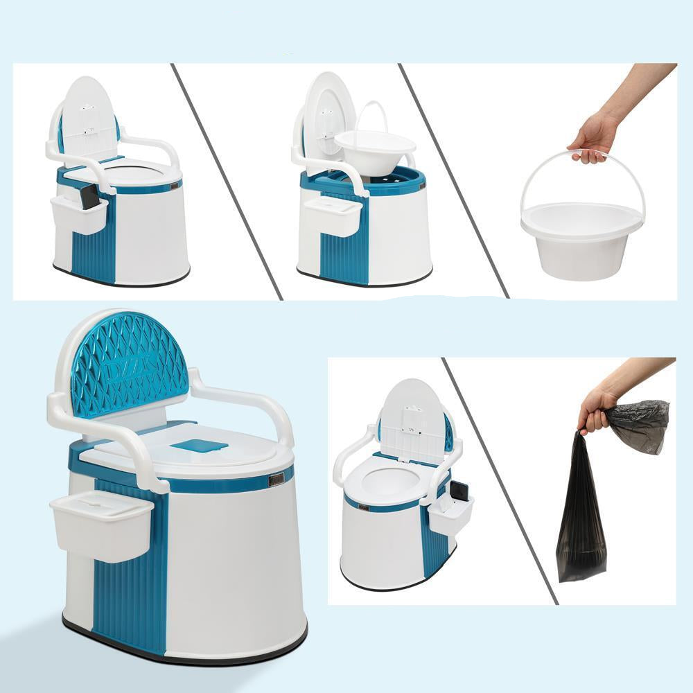 MobilLoo Tragbare Toilette – Leichtgewichtige & Hygienische Toilettenlösung für Zuhause und unterwegs