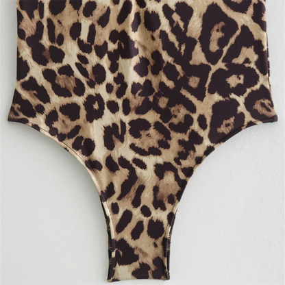 Bodysuit - Polyester - Tierprint - Sommer