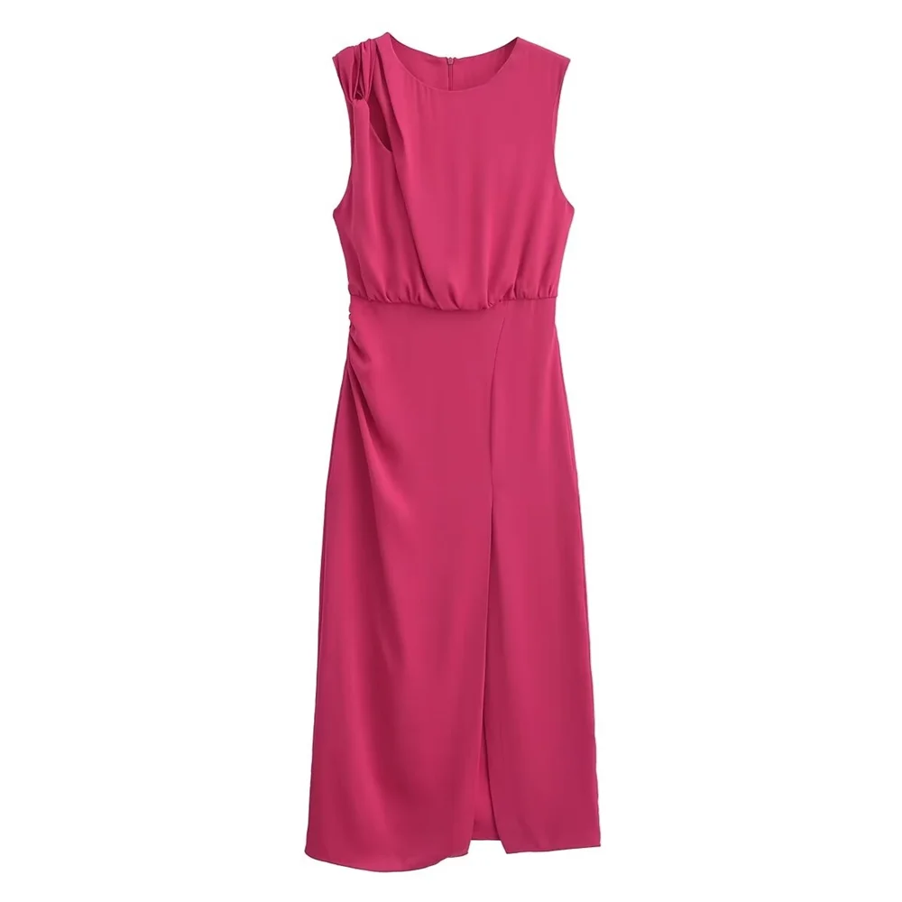 Kleid - Casual - Satin - Sommer