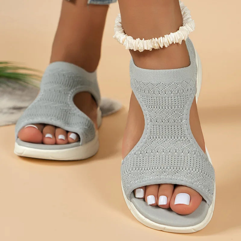 Sandalen - Mesh - Offene Zehe - Lässig - Sommer