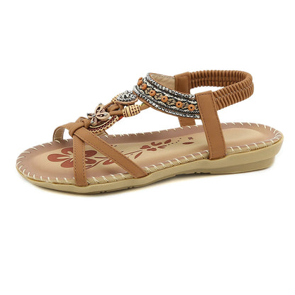 Sandalen - Boho - Elastischer Riemen - Sommer