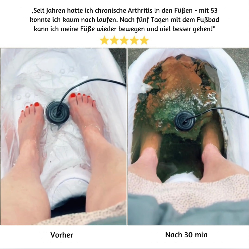 Detox Fußbad Zubehörset für Ionische Fußbäder – Hygienisch, Langlebig & Kompatibel