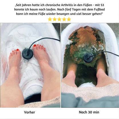 Detox Fußbad Zubehörset für Ionische Fußbäder – Hygienisch, Langlebig & Kompatibel