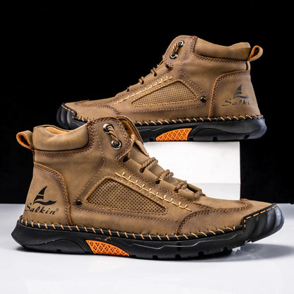 Leder High-Top Schuhe für Herren – Komfort trifft alpinen Stil