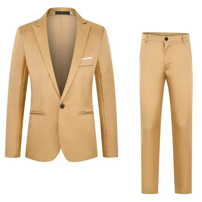 Zweiteiliger Herrenanzug - Anzug - Blazer + Hose - Informell - Sommer