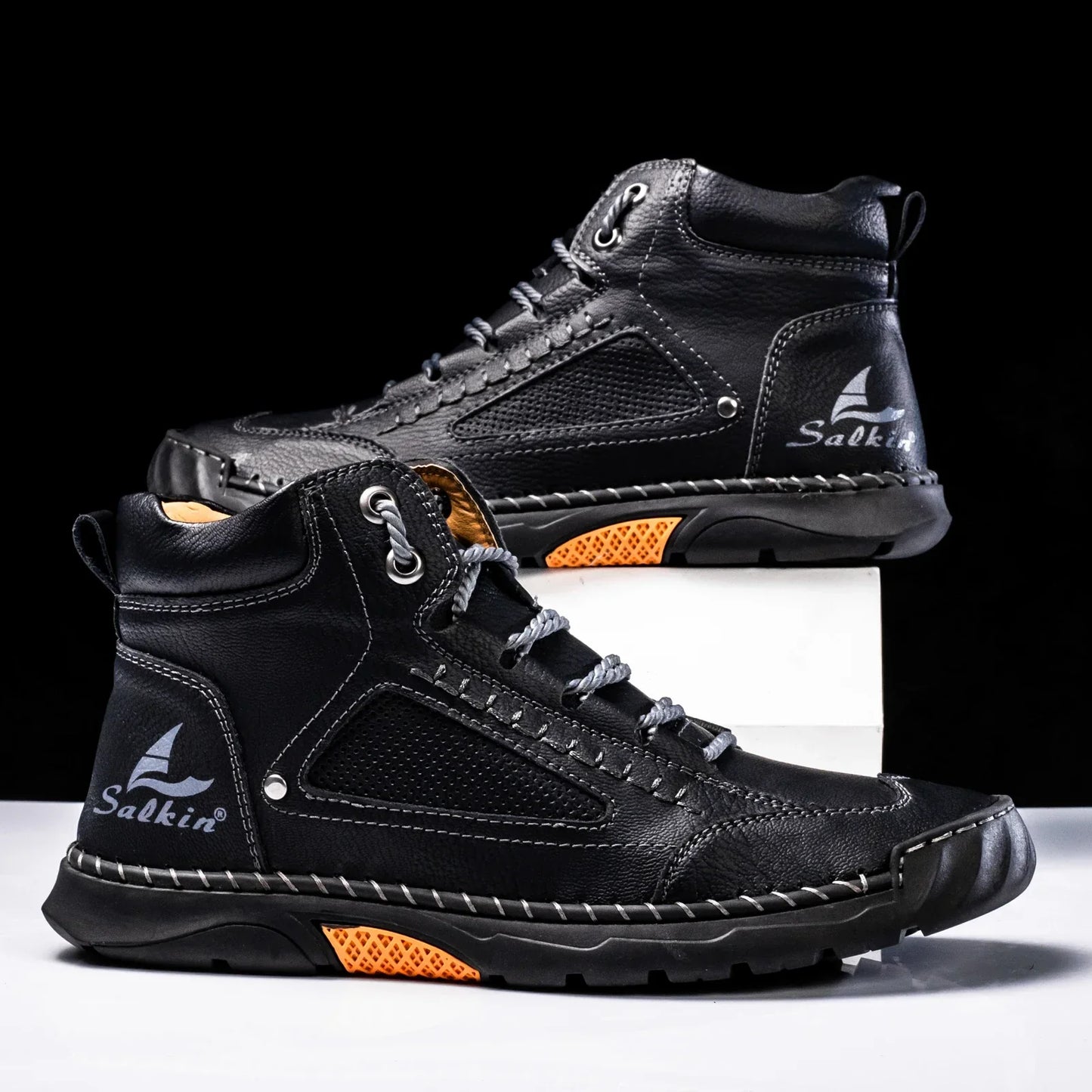 Leder High-Top Schuhe für Herren – Komfort trifft alpinen Stil