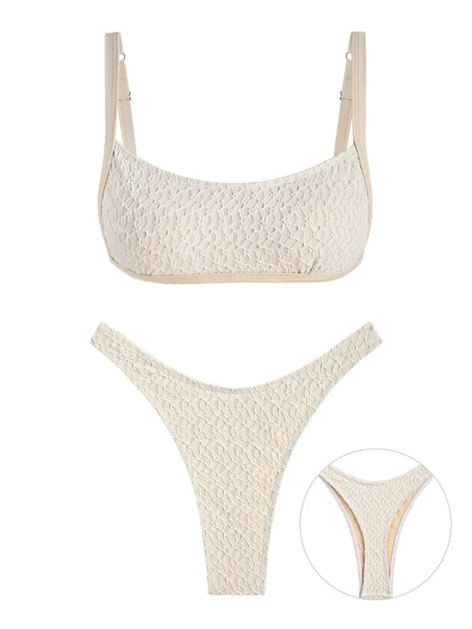 Bikini - Tanga - Hohe Taille - Sommer