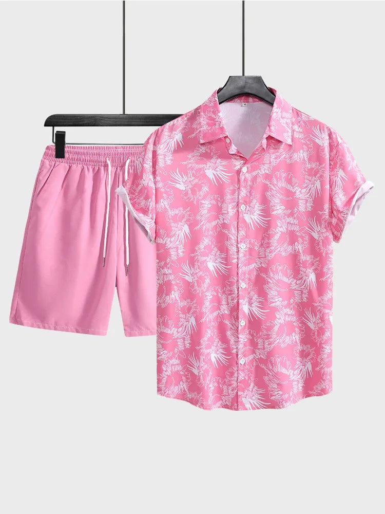 Zweiteiliges Set - Hawaii - Polyester - Sommer