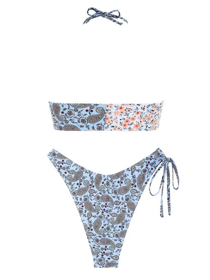 Bikini - Paisley-Blumenmuster - Sommer