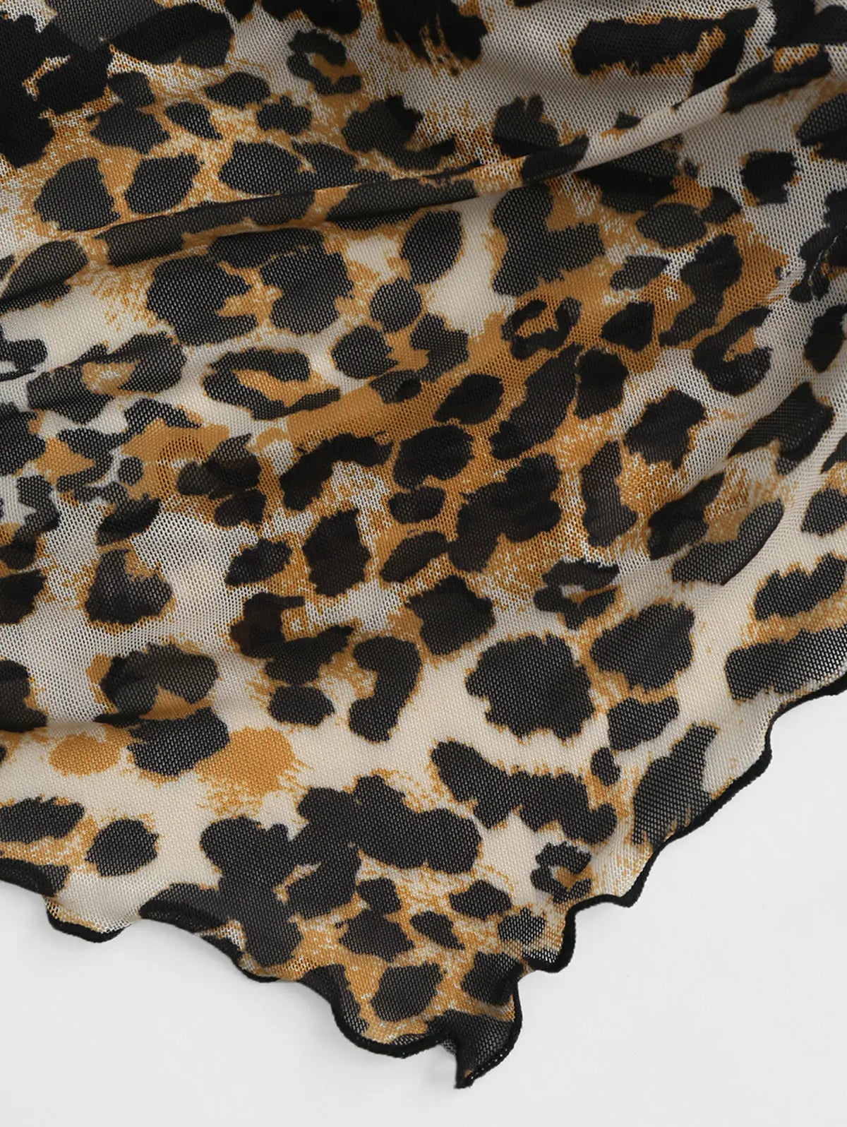 Bikini - Leopard Mesh Overlay - Sommer