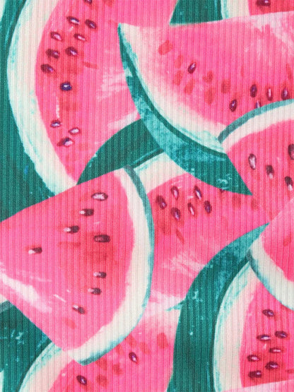 Bikini - Bandeau - Wassermelone Fruchtdruck - Sommer