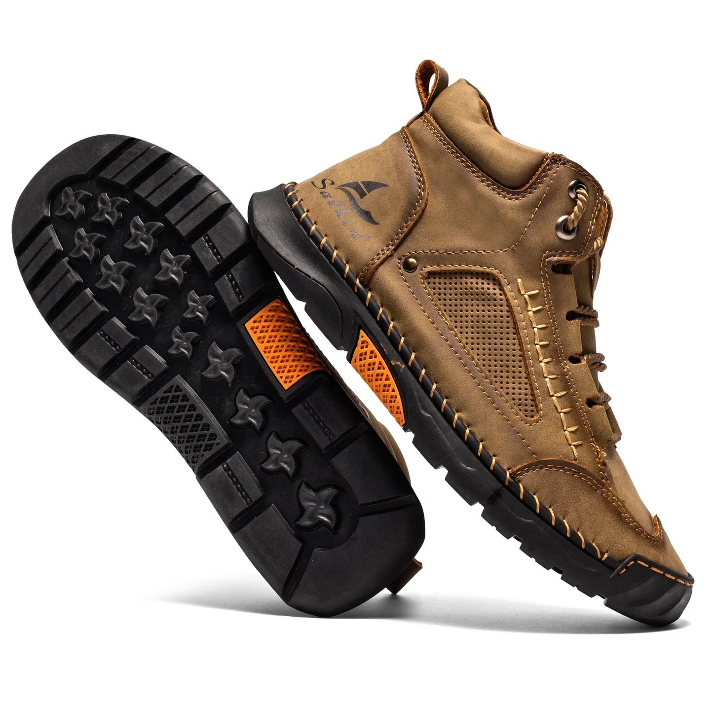 Leder High-Top Schuhe für Herren – Komfort trifft alpinen Stil
