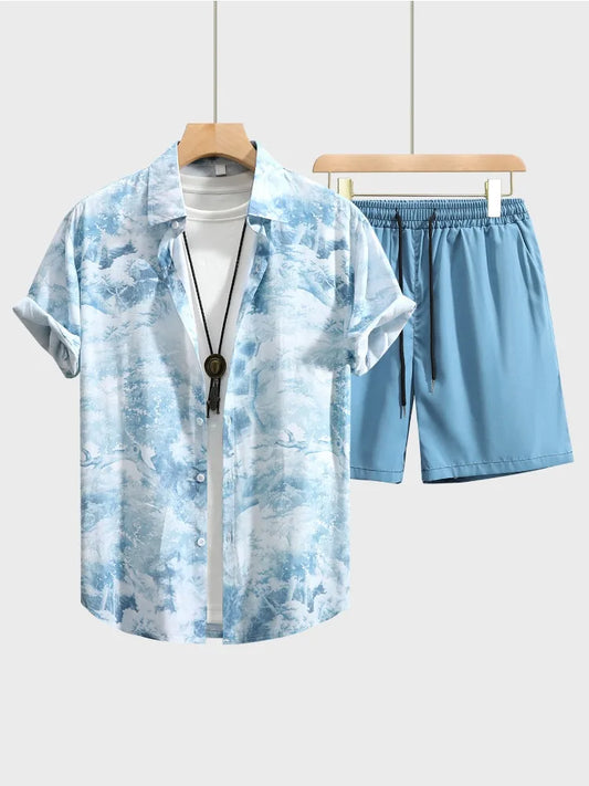 Zweiteiliges Set - Hawaii - Polyester - Sommer