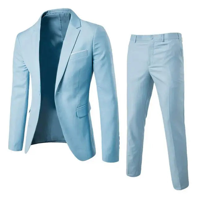 Zweiteiliger Herrenanzug - Anzug -Blazer +Hose - Informell - Sommer