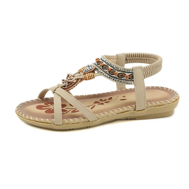 Sandalen - Boho - Elastischer Riemen - Sommer