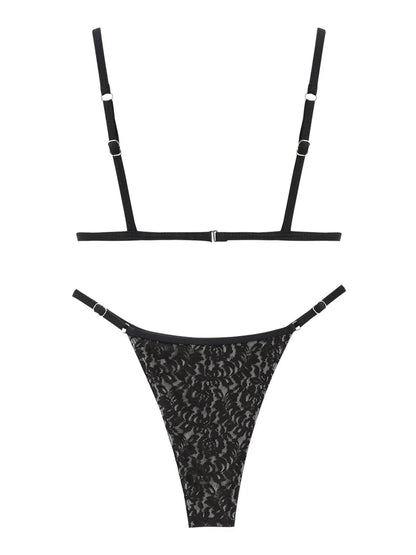 Bikini - Spitze - Geblümt - Tanga - Sommer