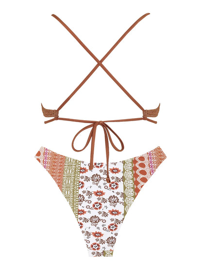 Bikini Set - Blumendruck - Boho - Sommer