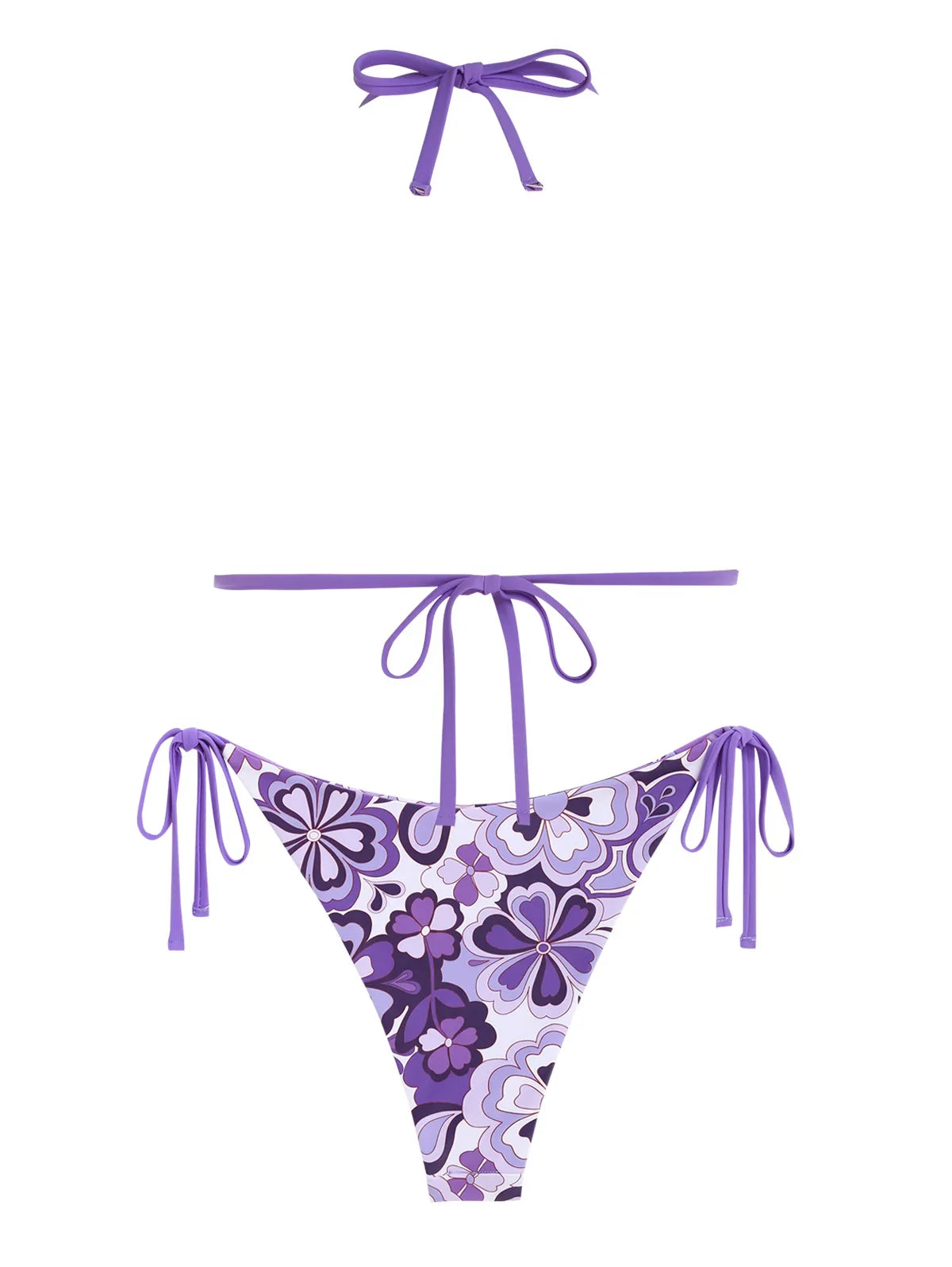 Bikini - Blumendruck - Tanga - Sommer