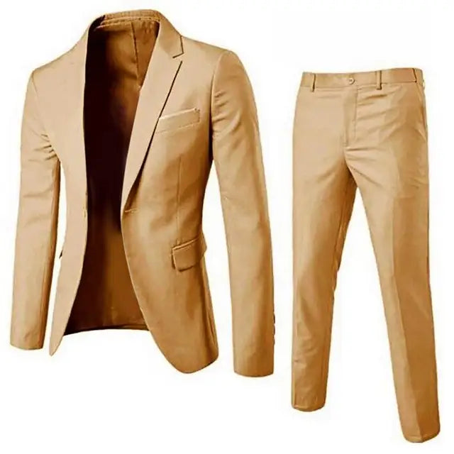 Zweiteiliger Herrenanzug - Anzug -Blazer +Hose - Informell - Sommer