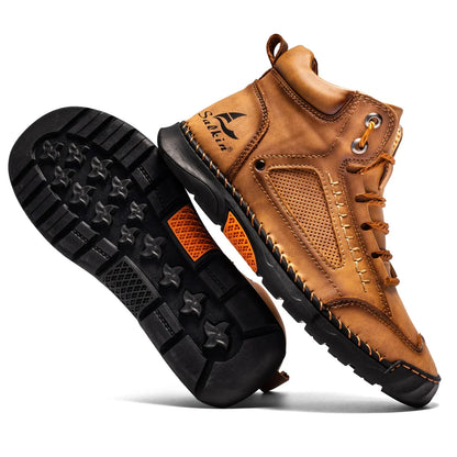 Leder High-Top Schuhe für Herren – Komfort trifft alpinen Stil