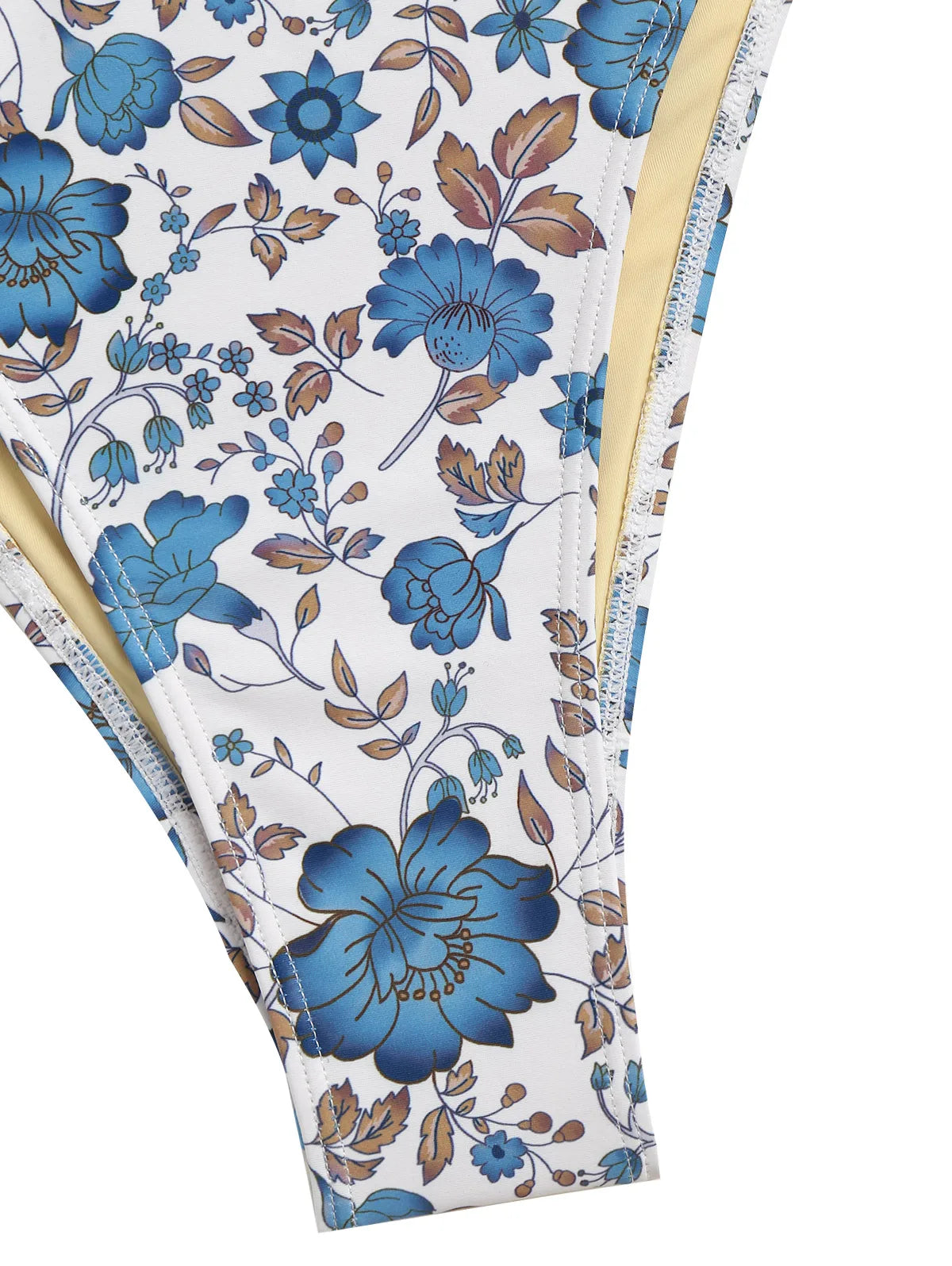 Bikini - Hoch geschnitten - Blumenmuster - Sommer